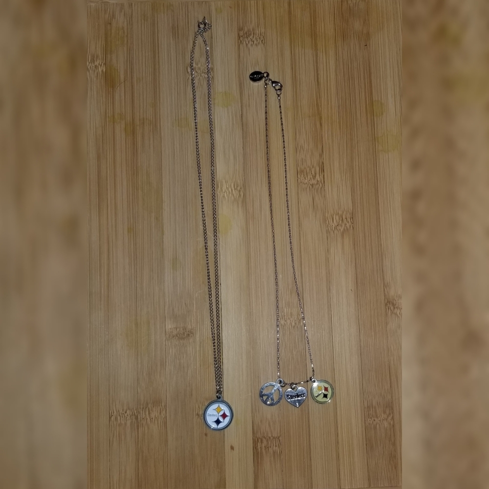 2  NFL Steelers Necklaces